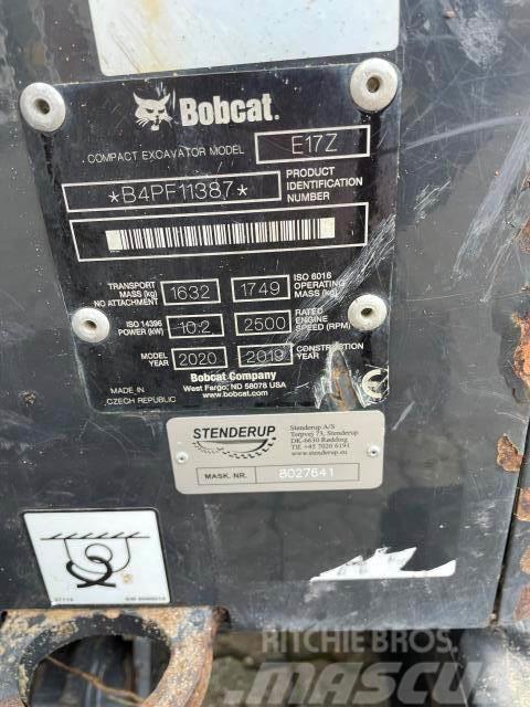 Bobcat E17Z Міні-екскаватори < 7т
