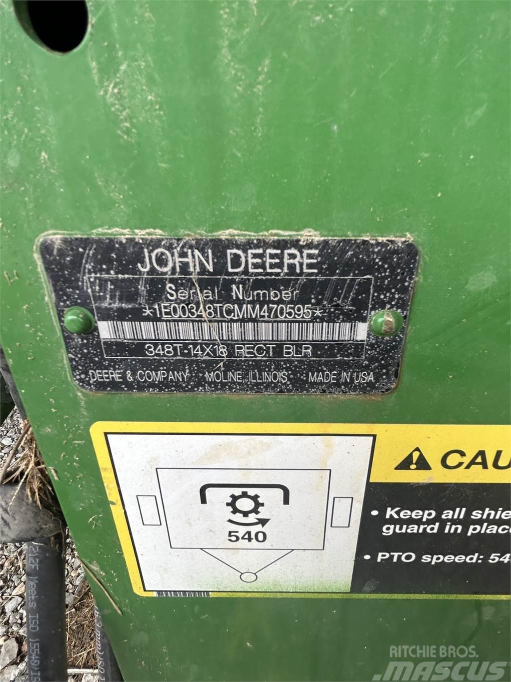 John Deere 348 Тюкові прес-підбирачі