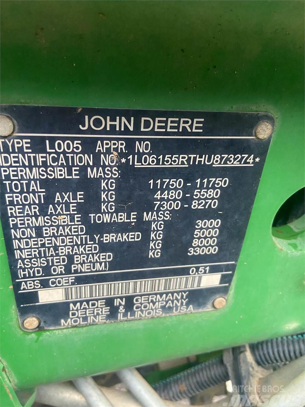 John Deere 6155R Трактори