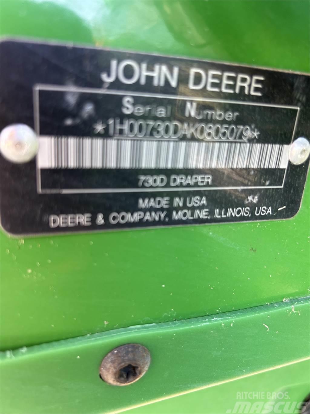 John Deere 730D Додаткове обладнання для збиральних комбайнів