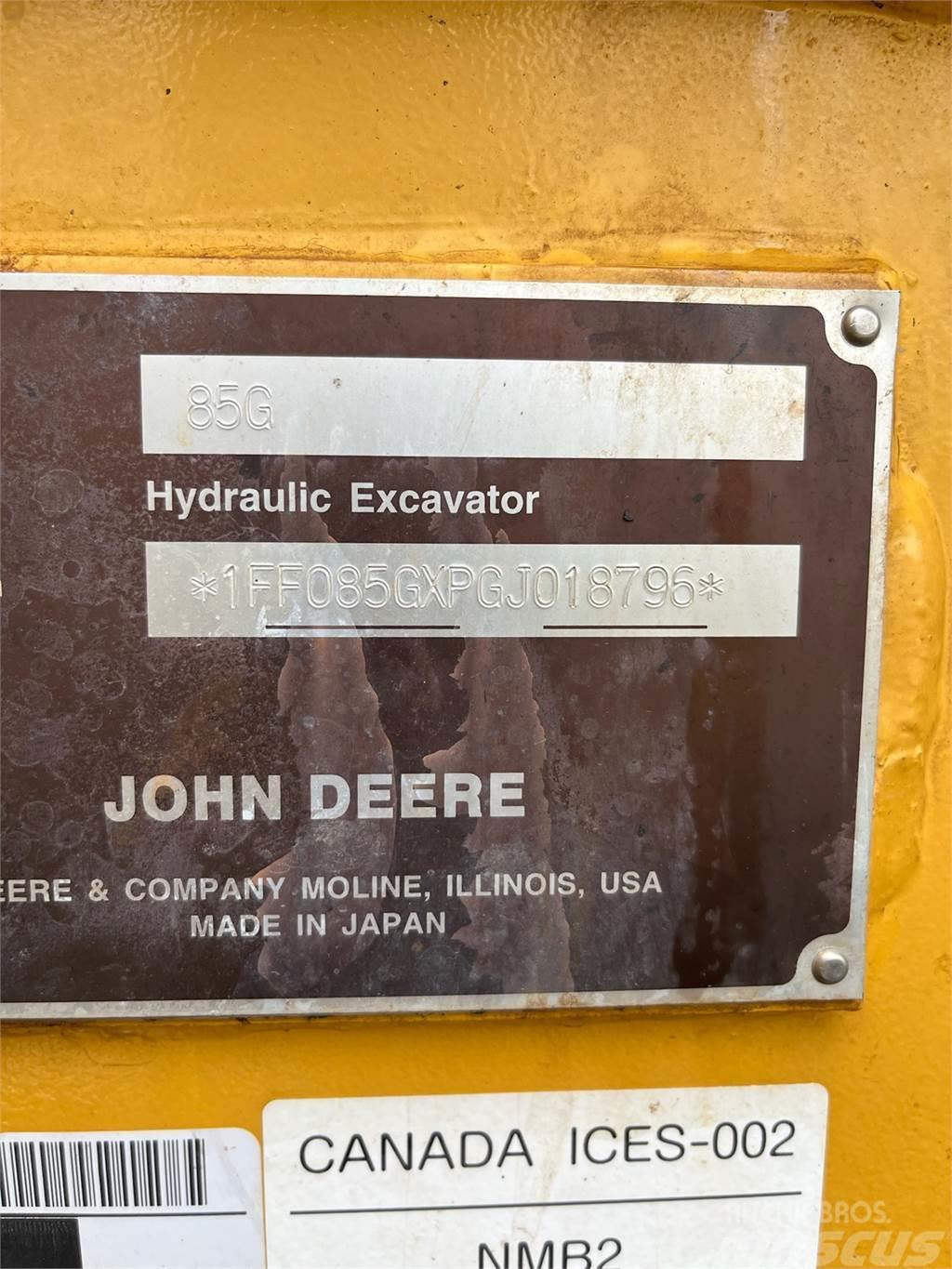 John Deere 85G Гусеничні екскаватори