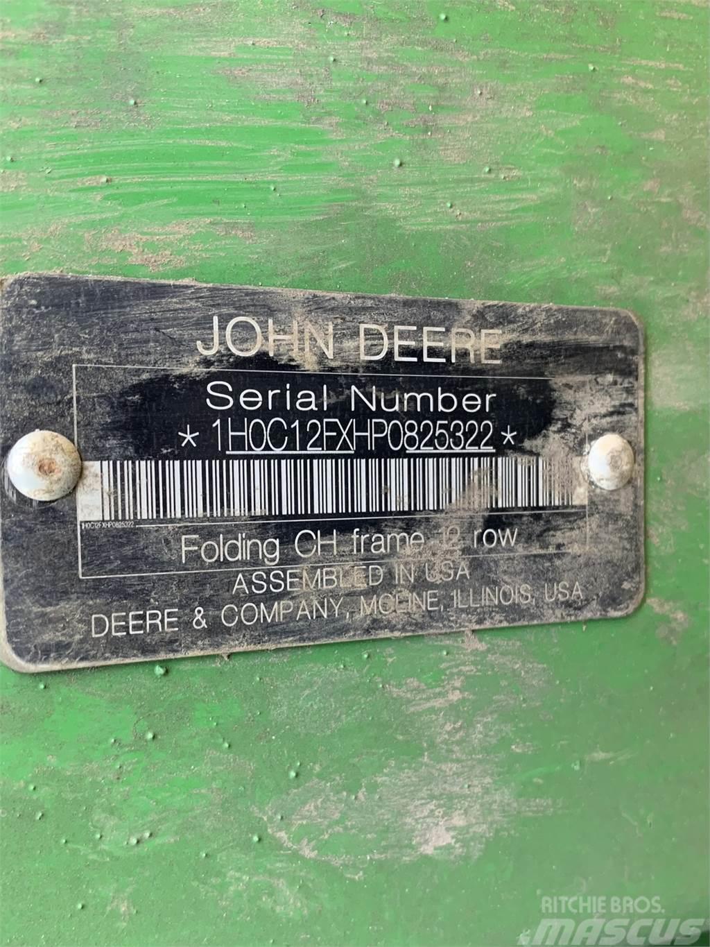 John Deere C12F StalkMaster Додаткове обладнання для збиральних комбайнів