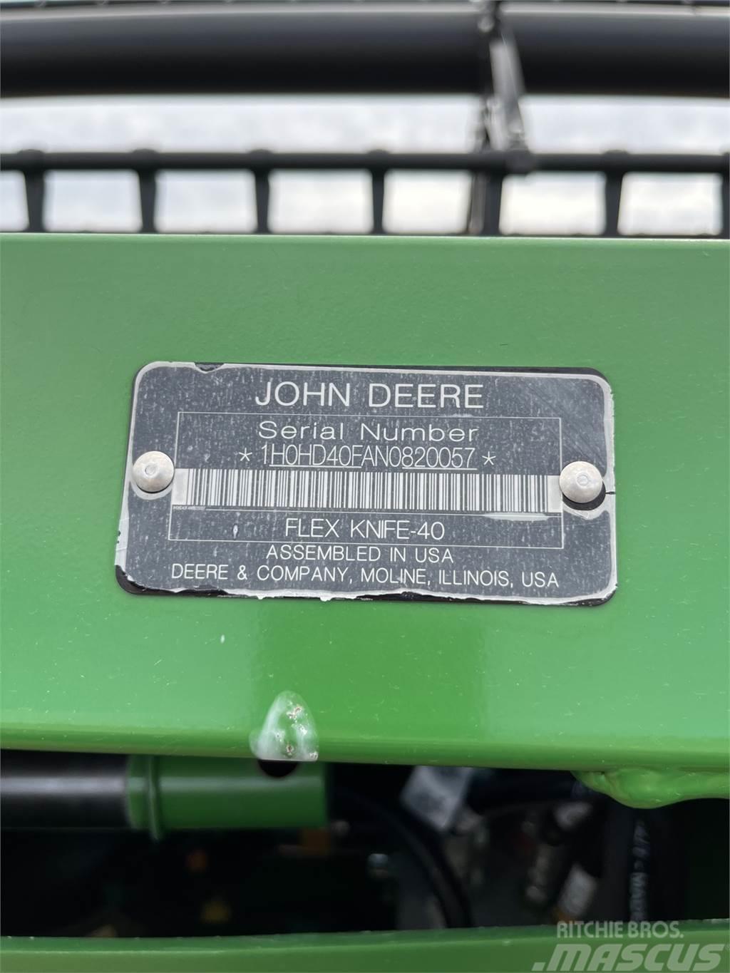 John Deere HD40F Додаткове обладнання для збиральних комбайнів