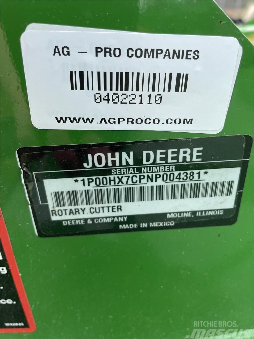 John Deere HX7 Роздрібнювачі, різаки і розпаковувачі тюків