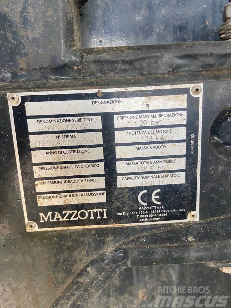  Mazzotti MAF 4080HP Причіпні обприскувачі
