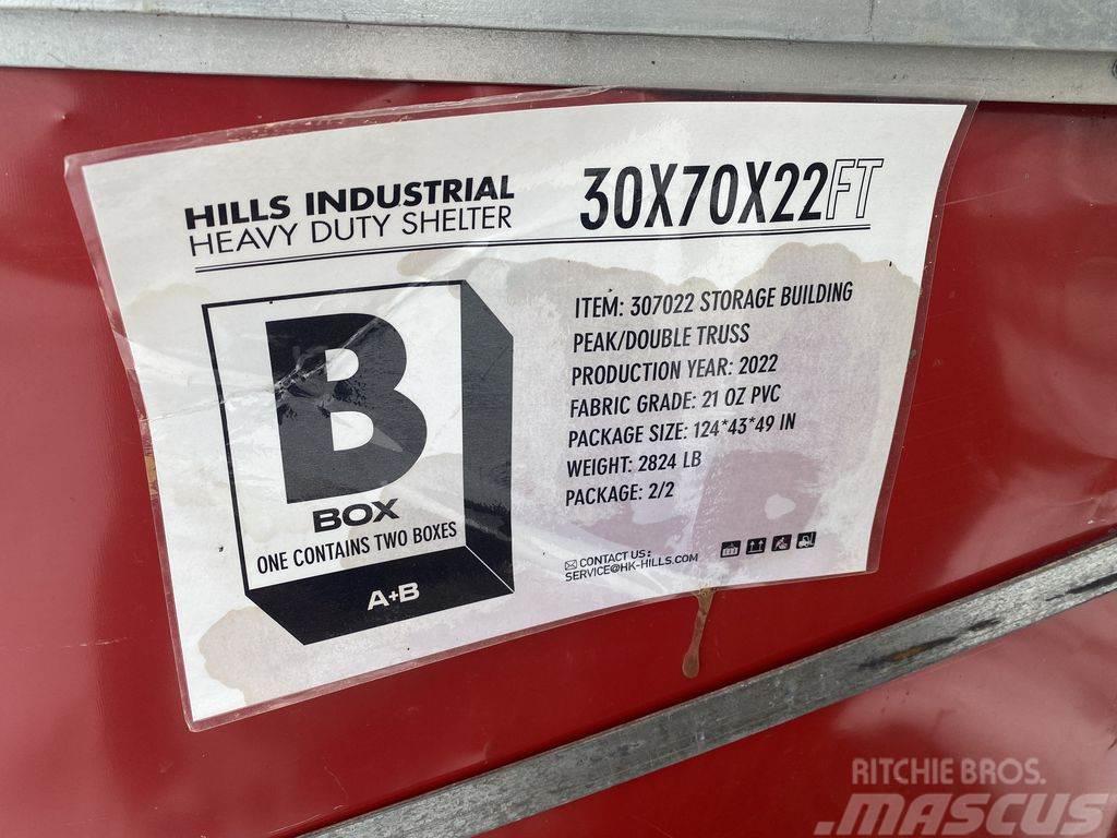  Hills Industrial Heavy Duty Shelter - 30'W x 70'L  Сталеві каркасні будівлі