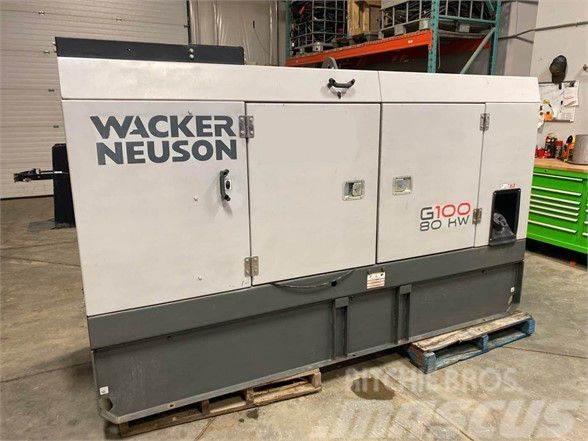 Wacker Neuson G100 80kW Skid Mount Generator Інші генератори