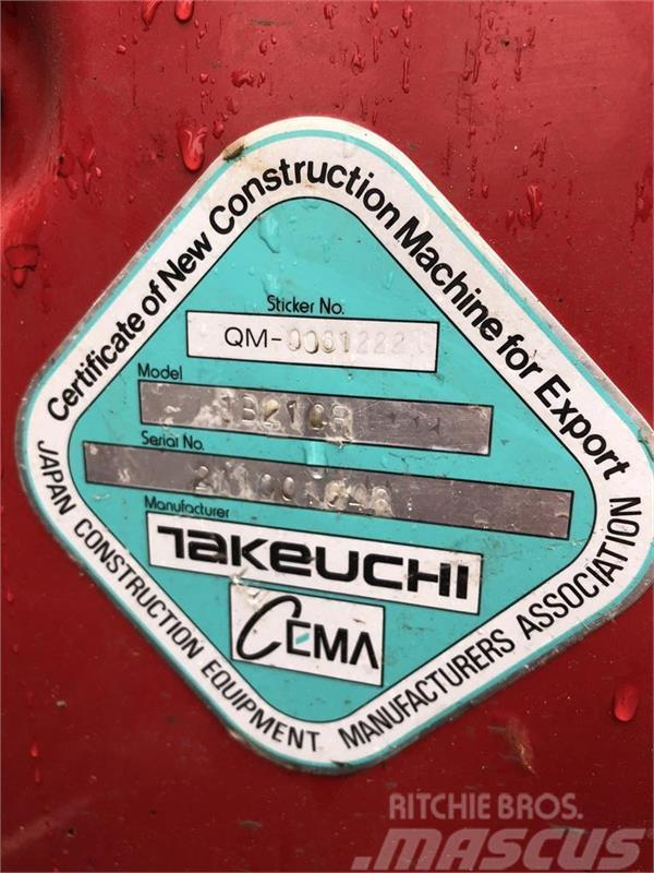 Takeuchi TB210R Міні-екскаватори < 7т
