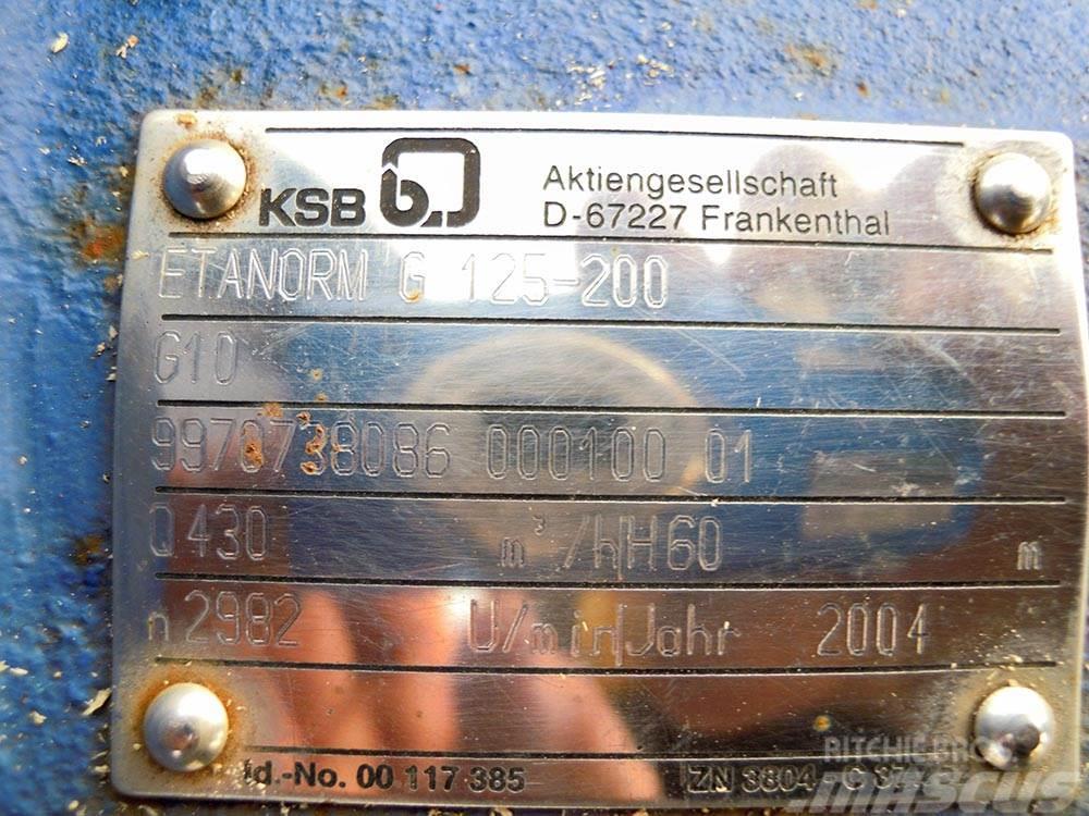 KSB ETANORM G 125-200 Гідронасоси