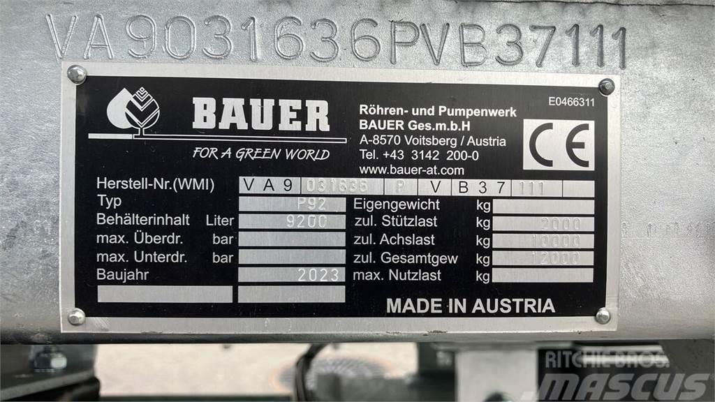 Bauer P 92 Цистерни для перевезення суспензій