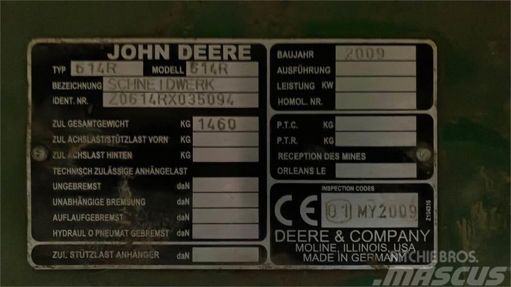 John Deere 614R Додаткове обладнання для збиральних комбайнів