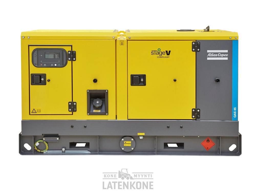 Atlas Copco QAS 45 50 Hz Generaattori StageV Box Дизельні генератори
