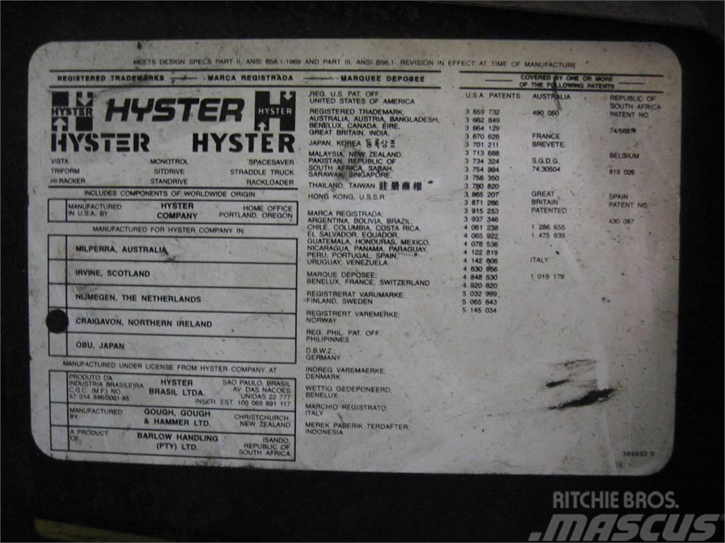 Hyster H60XM Газові навантажувачі