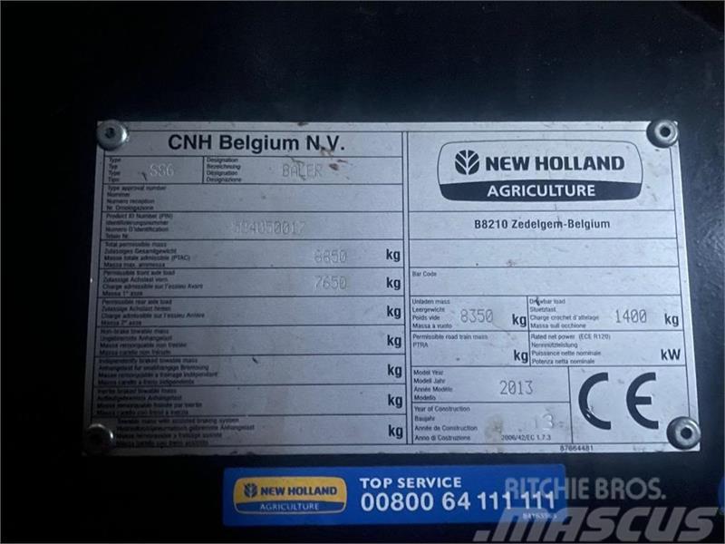 New Holland BB 1290 RC Тюкові прес-підбирачі