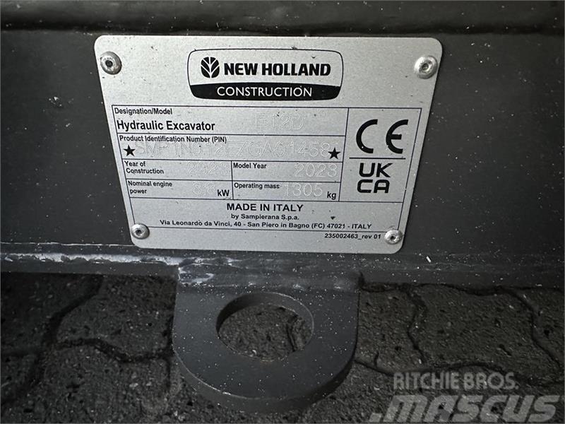New Holland E12D Міні-екскаватори < 7т