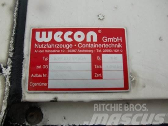 WECON WECHSELBRüCKE JUMBO PLANE, HUBDACH, GESAMTLäNGE: Причепи для перевезення контейнерів