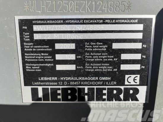 LIEBHERR LH 22 M LITRONIC, UMSCHLAGBAGGER, LIKUFIX Колісні екскаватори