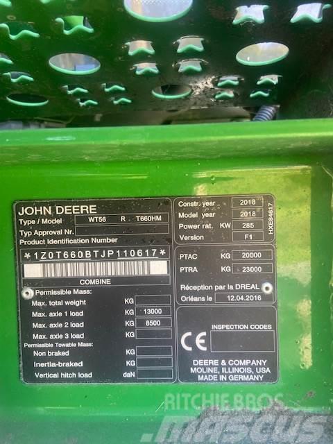 John Deere T660 HM Зернозбиральні комбайни