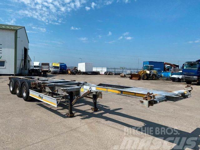 Fliegl trailer for containers galvanized frame vin 319 Каркасні напівпричепи