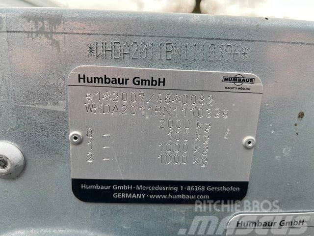 Humbaur FTK204020, Standort: FR/Corcelles Трейлери колесного транспортного засобу