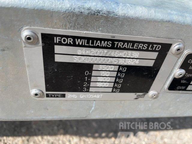 Ifor Williams 2Hb GH35, NEW NOT REGISTRED,machine transport824 Трейлери колесного транспортного засобу