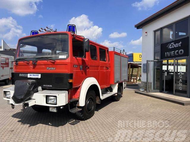 Iveco 90-16 AW 4x4 LF8 Feuerwehr Standheizung 9 Sitze Вантажівки / спеціальні