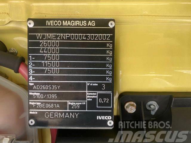 Iveco STRALIS 350 with sides 6x2, crane,EURO 3 vin 002 Вантажівки-платформи/бокове розвантаження