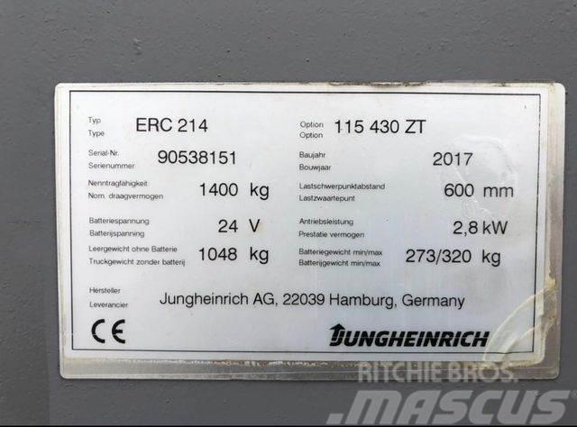 Jungheinrich ERC 214 - 4300MM HUB - 1400KG - NEUWERTIG Висотні комісіонери