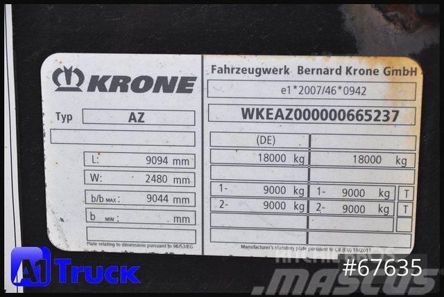 Krone AZ 18, Standard BDF, 1 Vorbesitzer, BPW Причепи для перевезення контейнерів