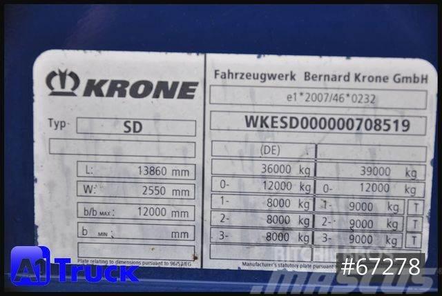 Krone SDK 27, Koffer, Doppelstock, 1 Vorebsitzer Напівпричепи з кузовом-фургоном