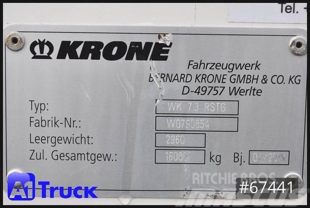Krone WB BDF 7,45 Koffer, Klapptische, 2520 mm innen Платформи