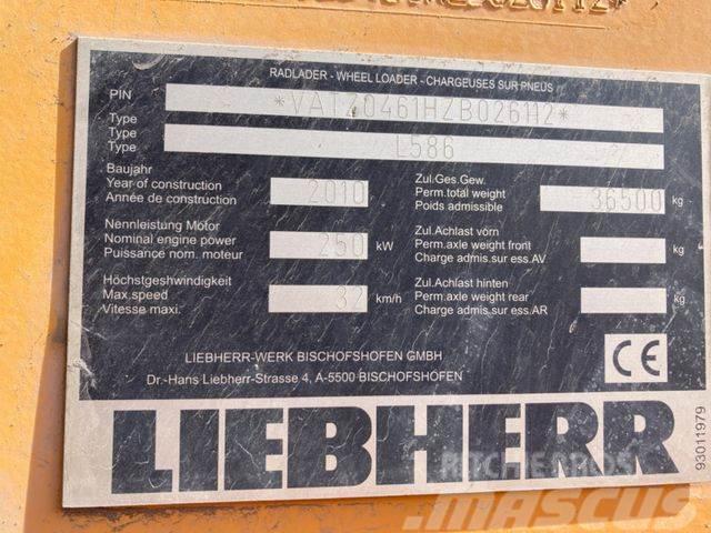 Liebherr L586 **BJ. 2010 * 19000/WAAGE** Фронтальні навантажувачі