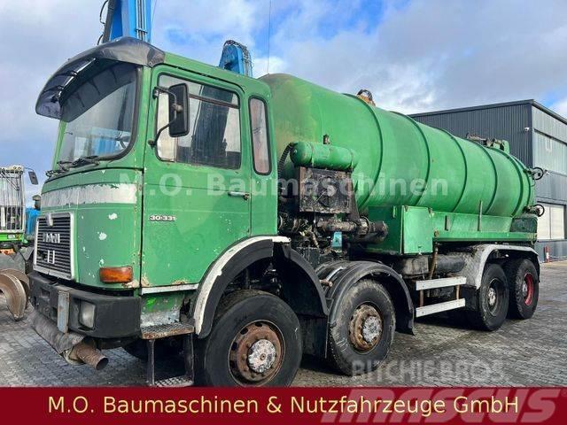 MAN 30.331 Saug u. Spühlwagen/8x4/Haller 16.000 L / Комбі/Вакуумні вантажівки