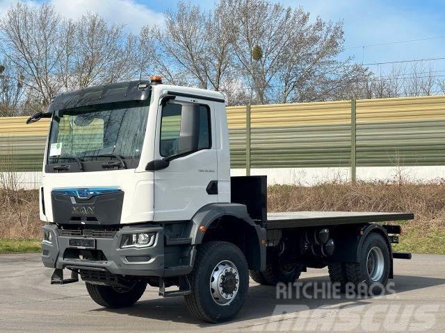 MAN TGM 18.320 4x4 Euro 6e Plato Вантажівки-платформи/бокове розвантаження