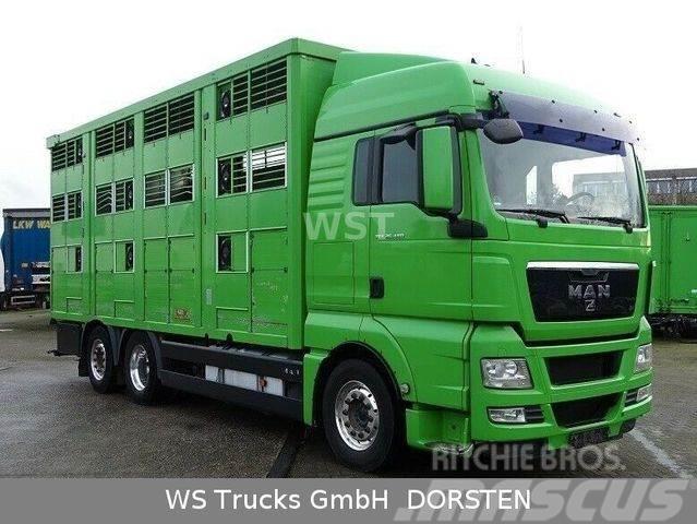 MAN TGX 26.480 XL KABA 3 Stock Vollalu Автотранспорт для перевезення тварин