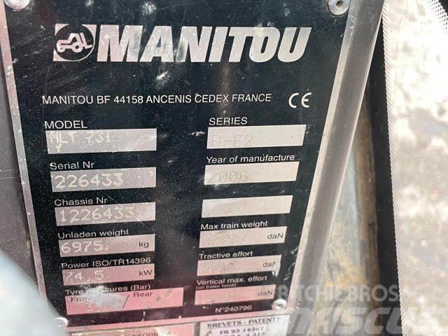Manitou MTL731 frontloader 4x4 VIN 433 Фронтальні навантажувачі