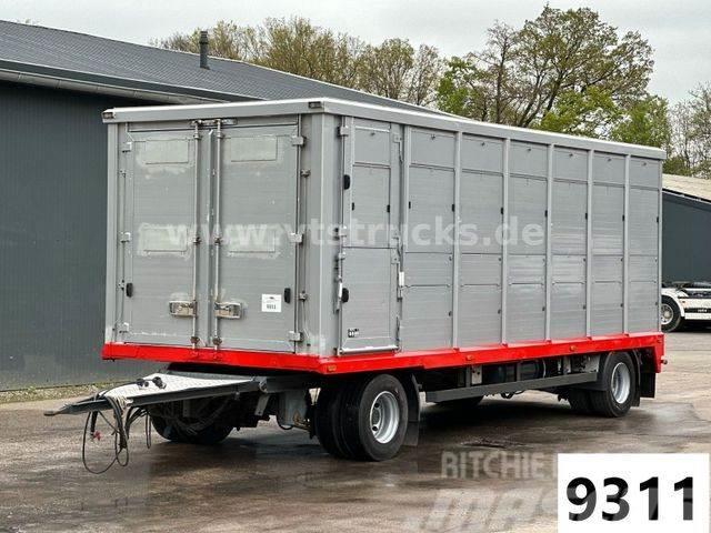  Menke-Janzen Menke Deichsel-Anhänger 1-Stock Vieht Трейлери для транспортування тварин