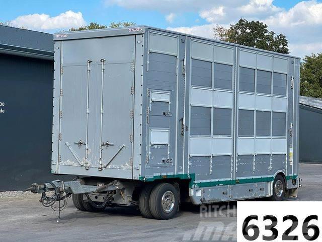 Pezzaioli RBA 21 3.Stock Anhänger mit Aggregat &amp; Hubdach Трейлери для транспортування тварин