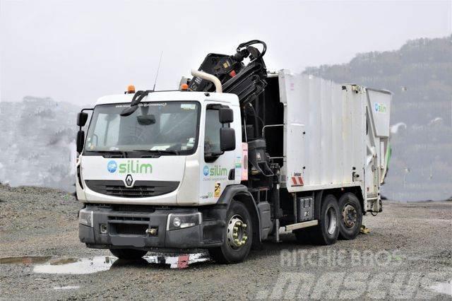 Renault Premium 320DXI*Müllwagen + HIAB 166E-3HIDUO/FUNK Автокрани