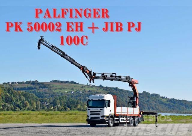 Scania G 490* PK 50002 EH + JIB PJ100C + FUNK /6x4 Автокрани