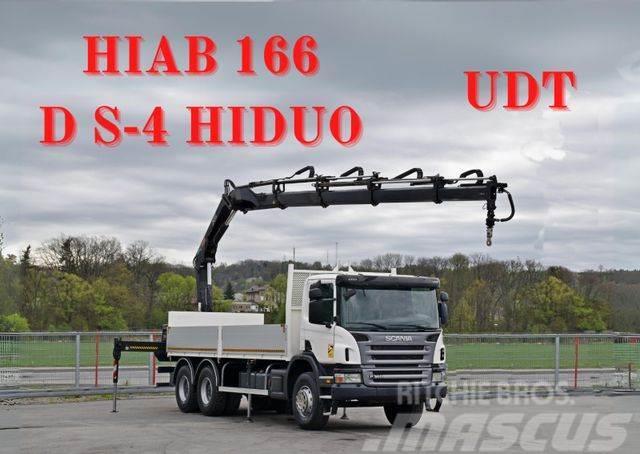 Scania P 360 * HIAB 166D S-4 HIDUO/FUNK * 6x4 Автокрани