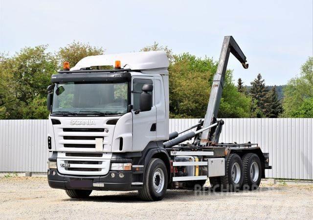 Scania R 420 Abrollkipper *6x4* Top Zustand ! Вантажівки з гаковим підйомом