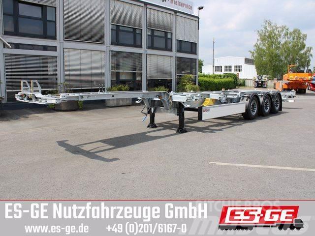 Schmitz Cargobull 3-Achs-Containerchassis Низькорамні напівпричепи