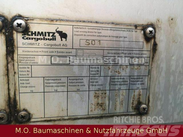 Schmitz Cargobull S 01 / 3 Achser / Luftgefedert / Низькорамні напівпричепи