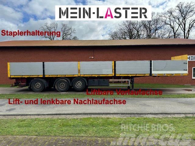 Schröder Pritsche Staplerhalterung Lenkachse Напівпричепи-платформи/бічне розвантаження