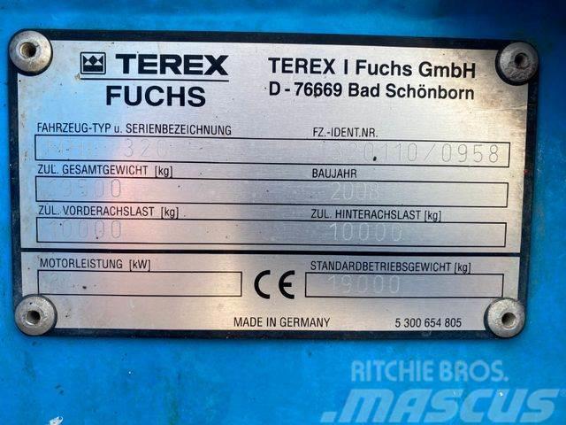 Terex Fuchs MHL 320 Umschlagbagger **BJ. 2008 * 7701H Колісні екскаватори
