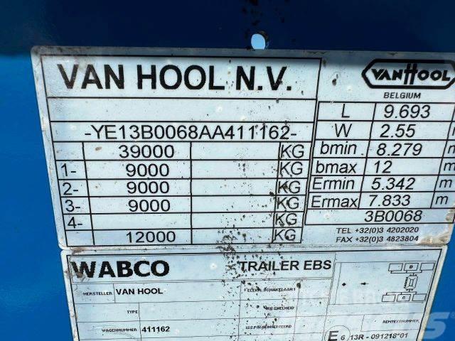 Van Hool LOWDECK for containers vin 162 Каркасні напівпричепи