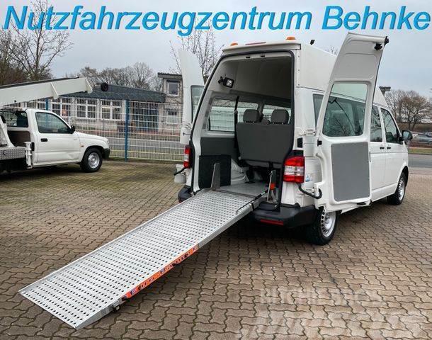 Volkswagen T5 L2H2 Kombi/8 Sitze/ AC/ AMF Rollstuhlrampe Мікроавтобуси
