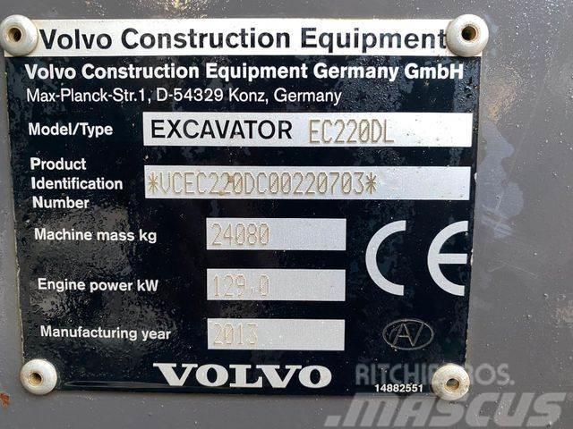Volvo EC220 DL **BJ2013 *12558H/LASER Topcon *TOP* Гусеничні екскаватори