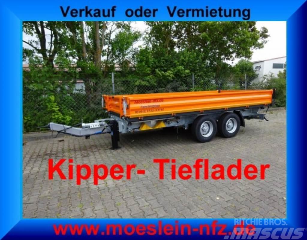 Möslein TTD11 Orange neuer Tandem 3- Seitenkipper Tieflad Самоскиди